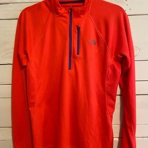 North face athletic active gear time quarter zip